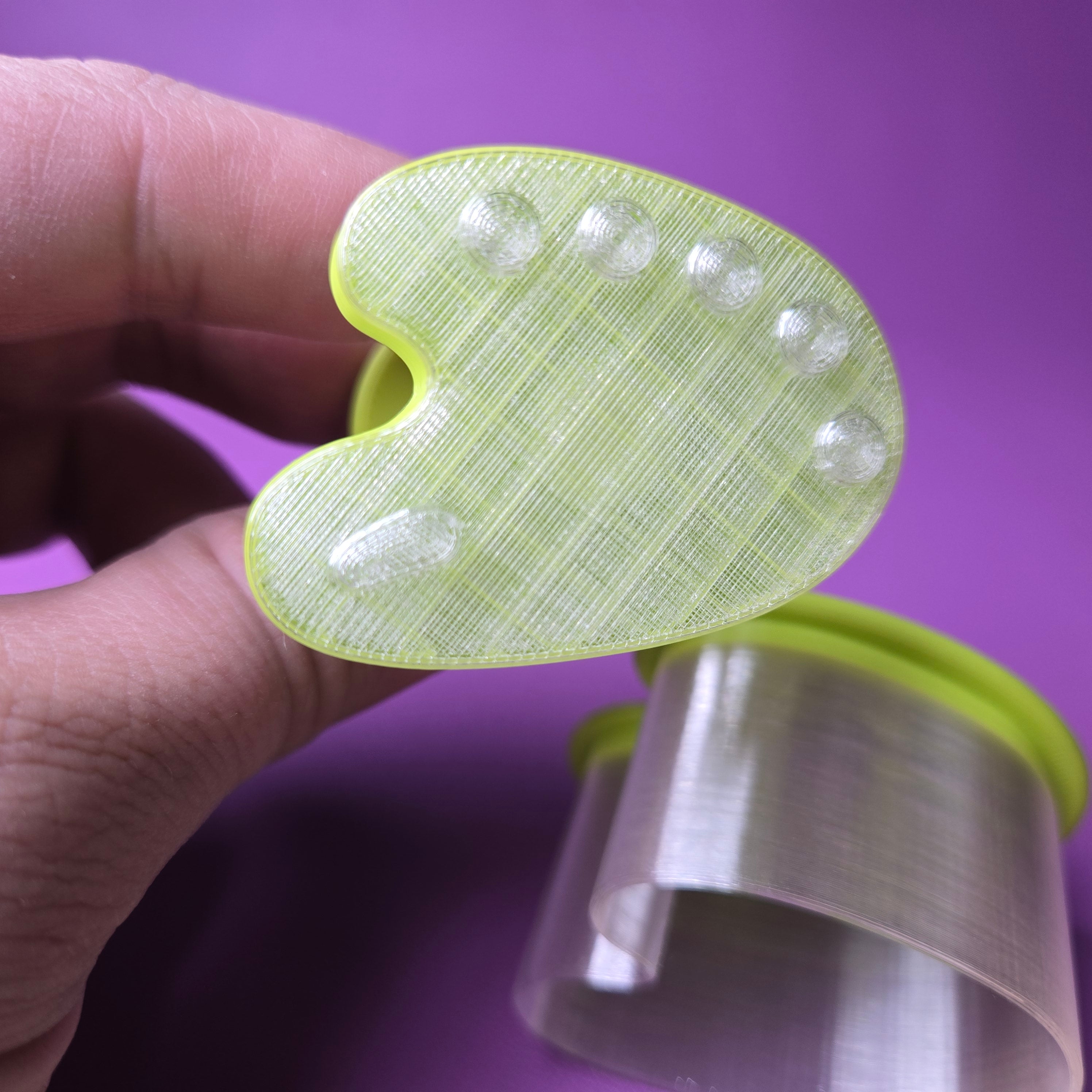 Cake Pop Cutter - Paint Palette (Embossed)
