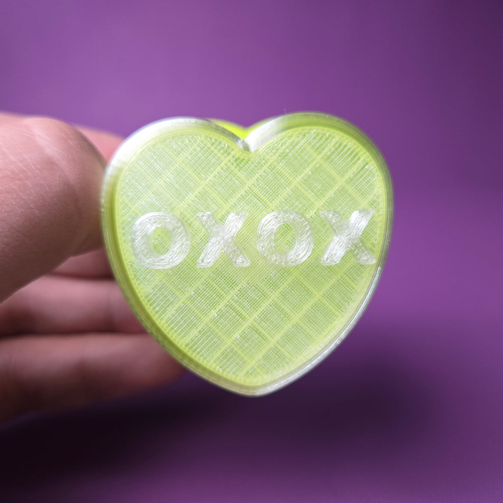 Cake Pop Cutter - Conversation Hearts (Embossed)