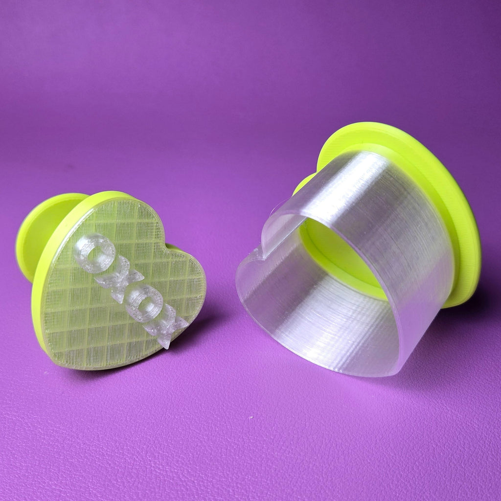 Cake Pop Cutter - Conversation Hearts (Embossed)