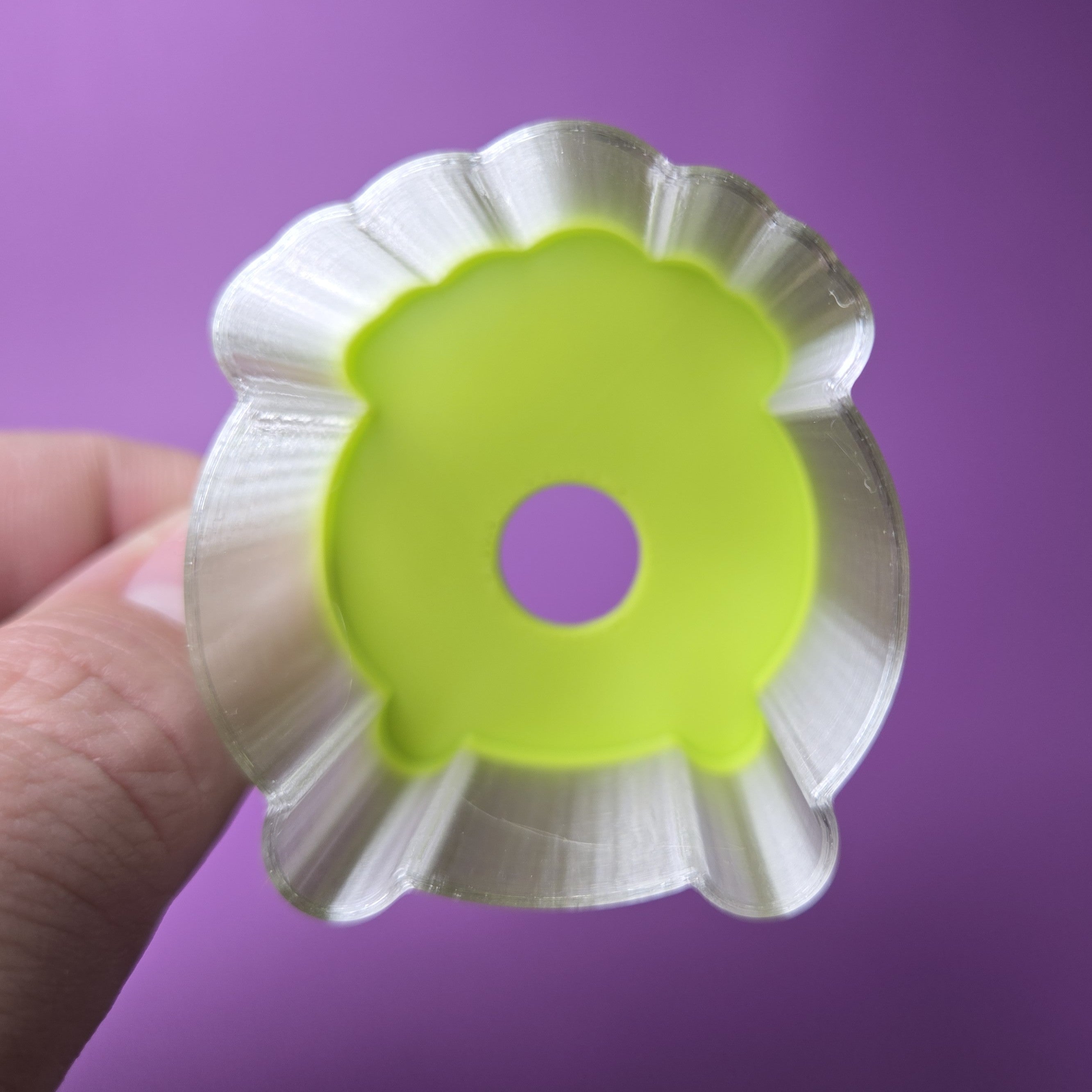 Cake Pop Cutter - Pot of Gold Shape (Embossed)