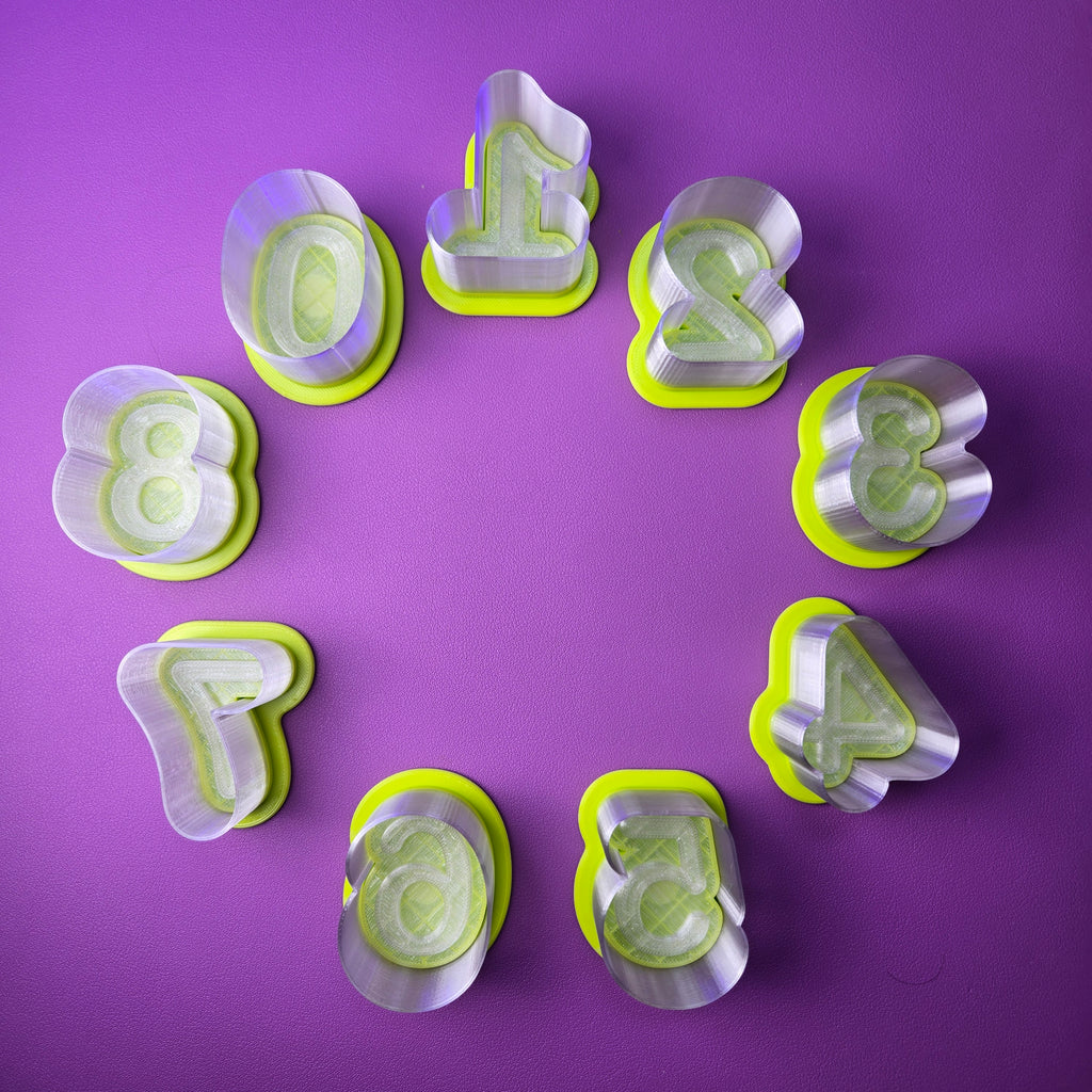 Cake Pop Cutter - Number (Embossed)