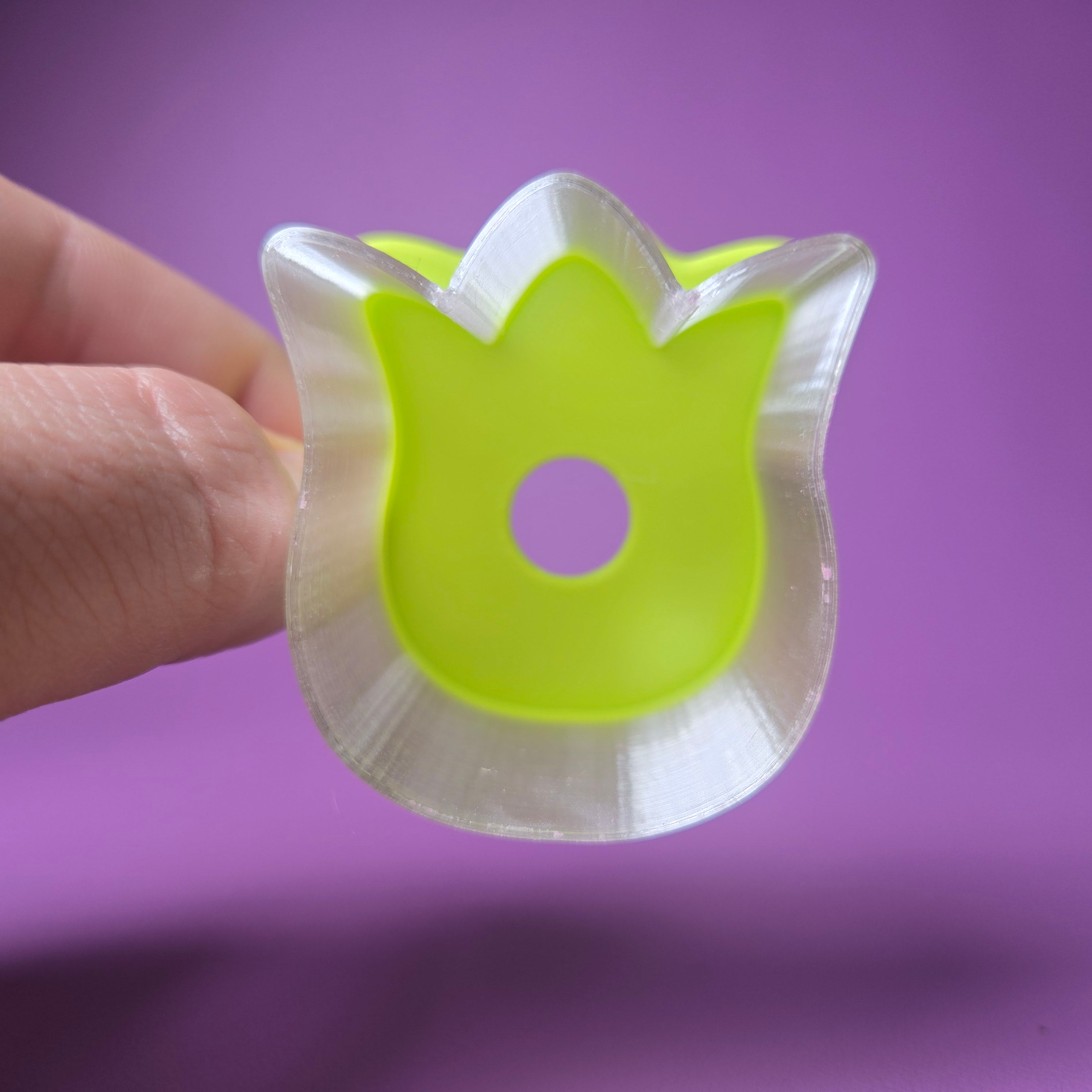 Cake Pop Cutter - Tulip Shape (Embossed)