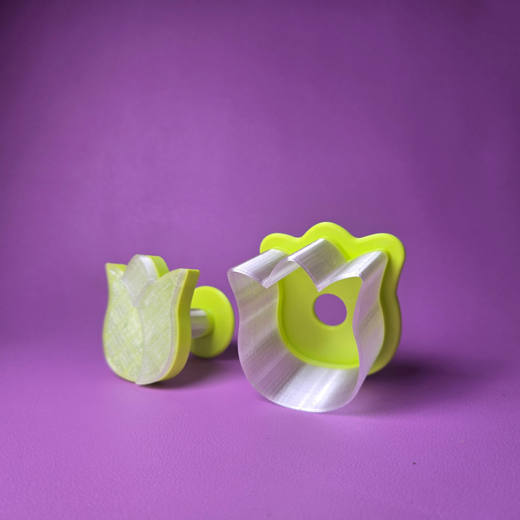 Cake Pop Cutter - Tulip Shape (Embossed)