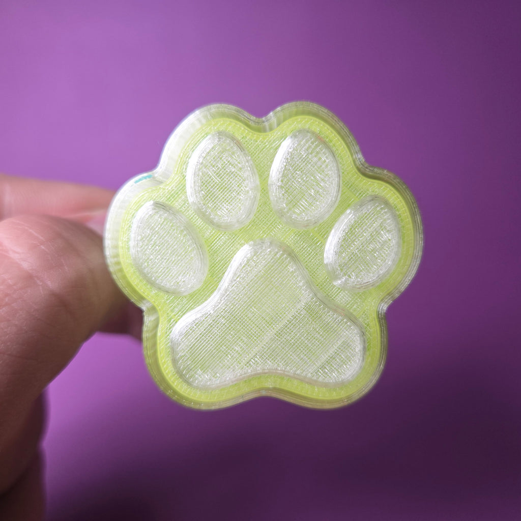 Cake Pop Cutter - Pawprint (Embossed)