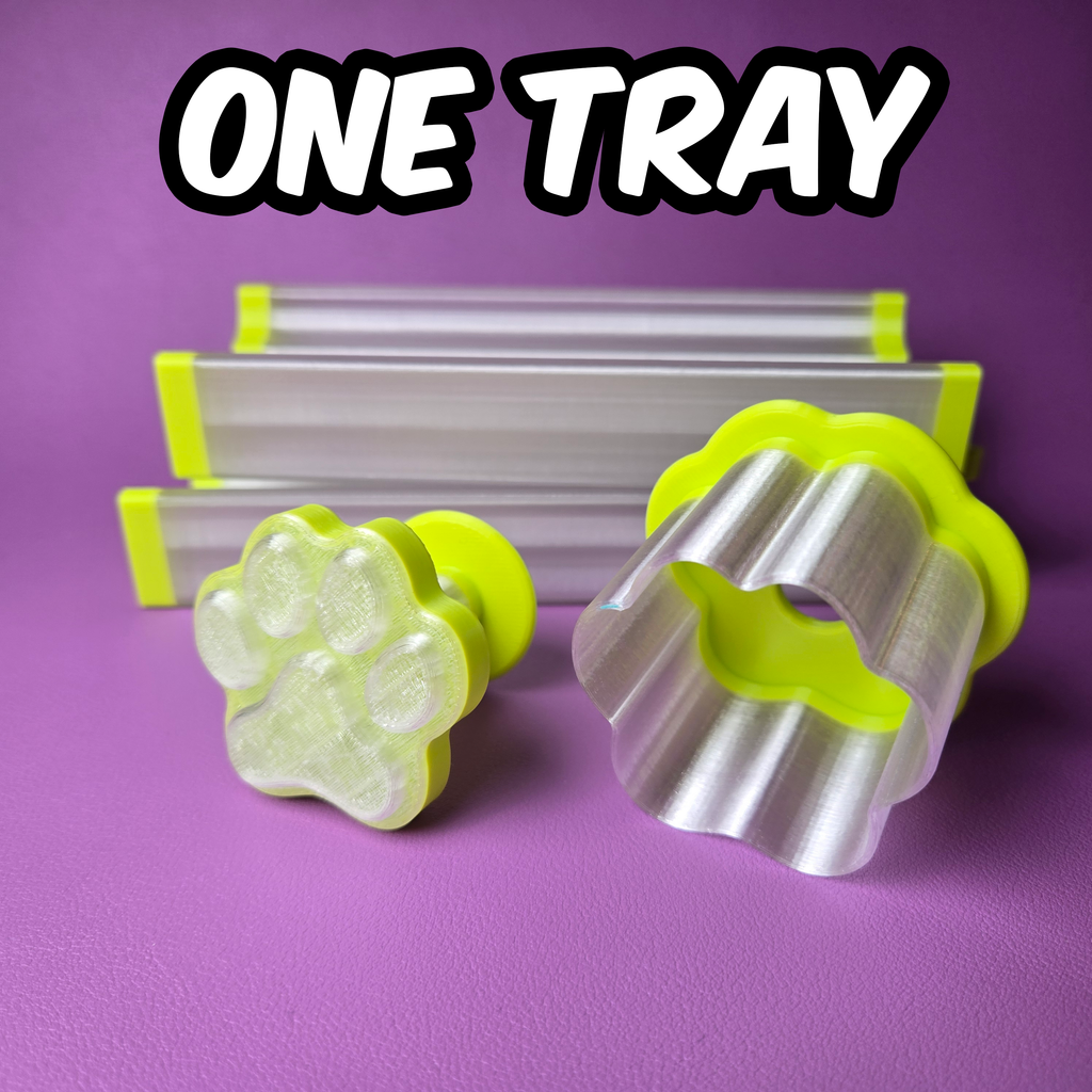 Cake Pop Cutter - Pawprint (Embossed)