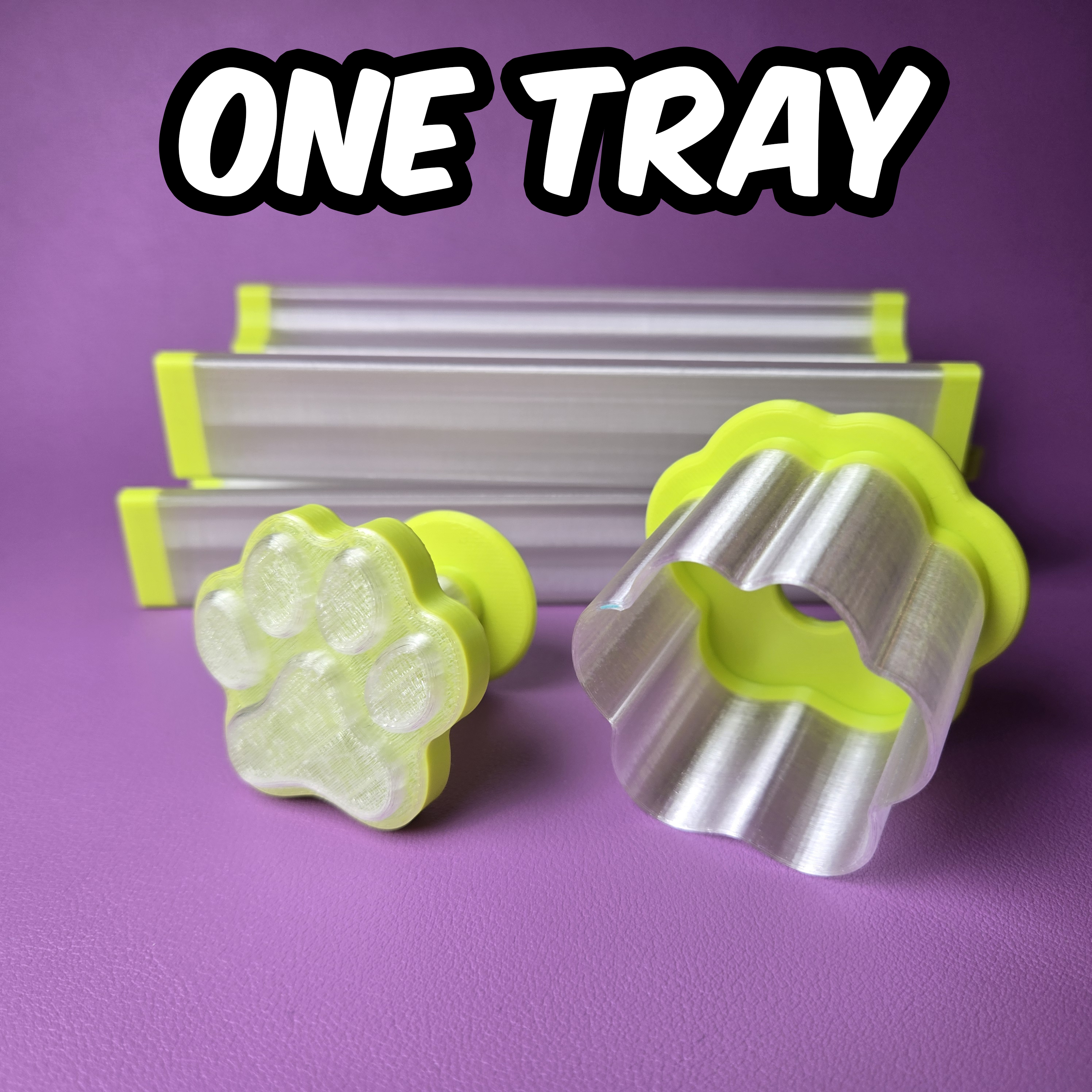Cake Pop Cutter - Pawprint (Embossed)