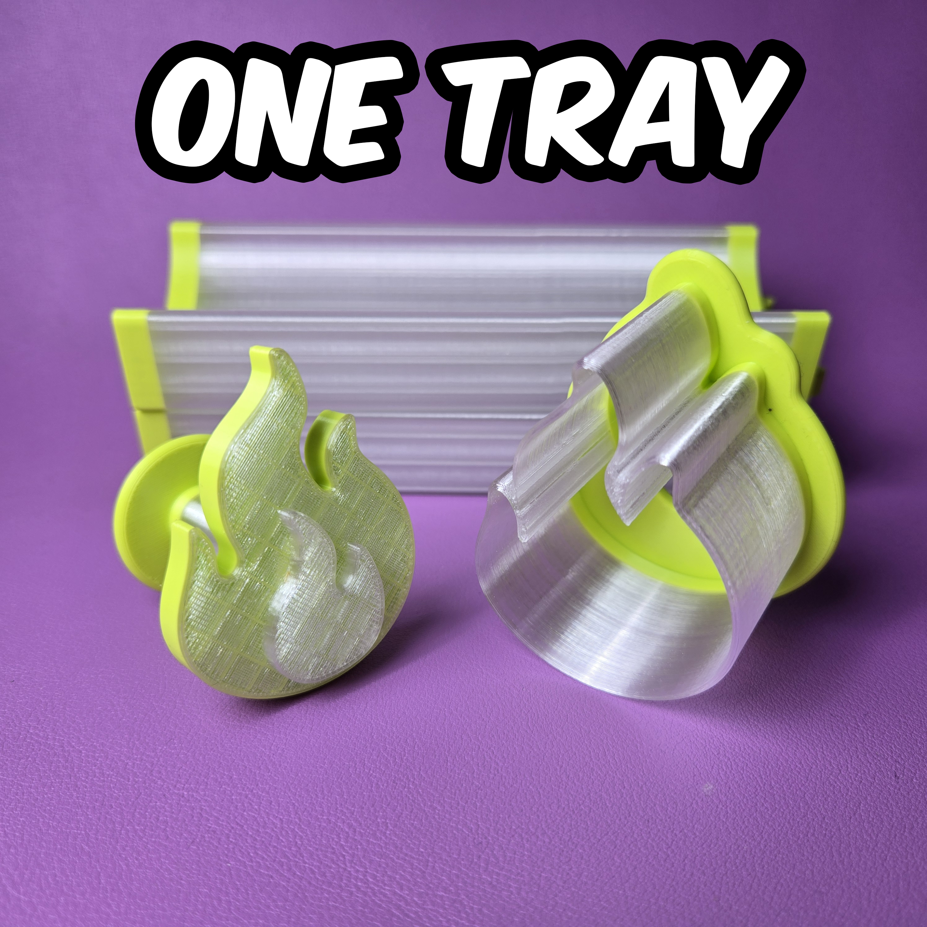 Cake Pop Cutter - Flame Shape (Embossed)
