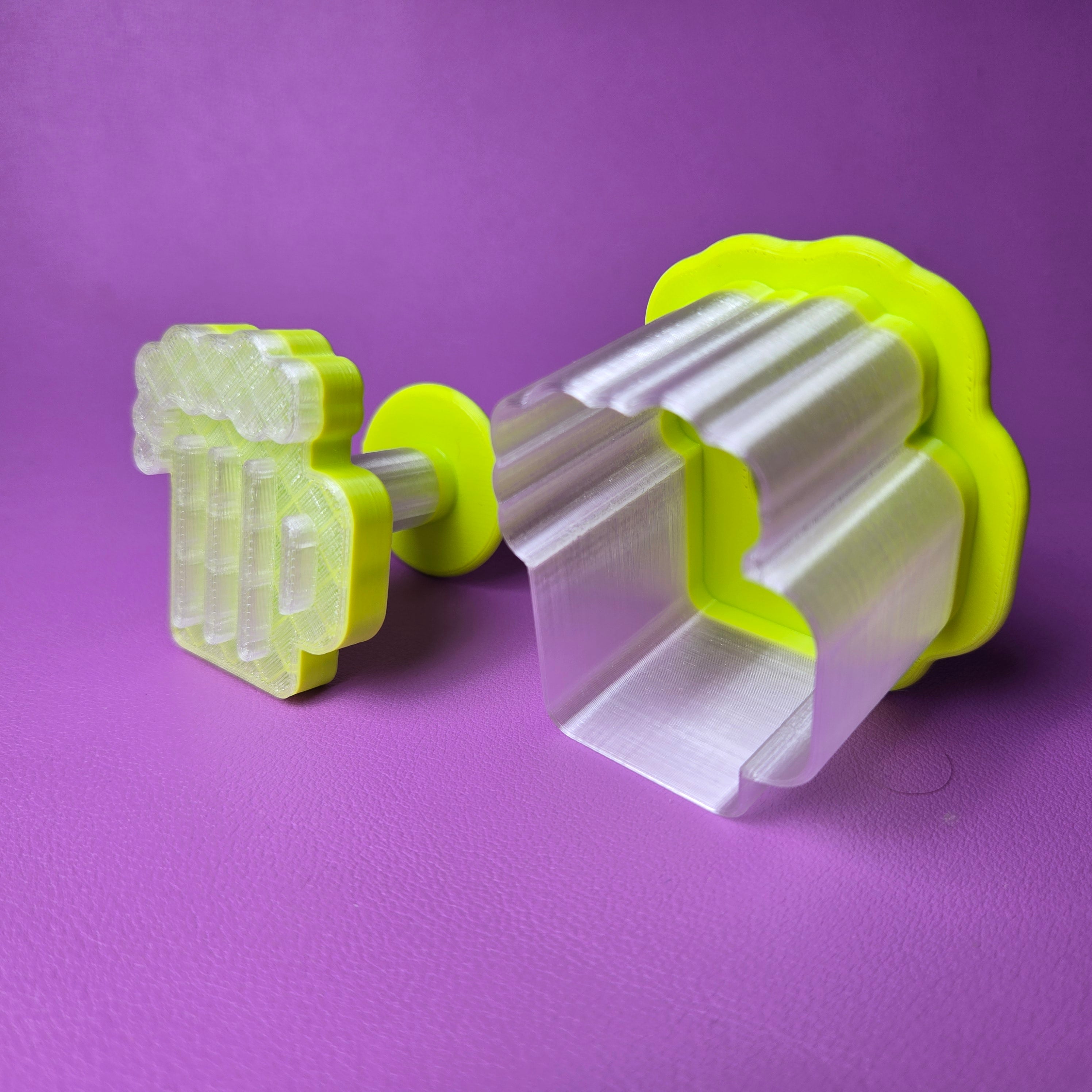 Cake Pop Cutter - Beer Mug (Embossed)
