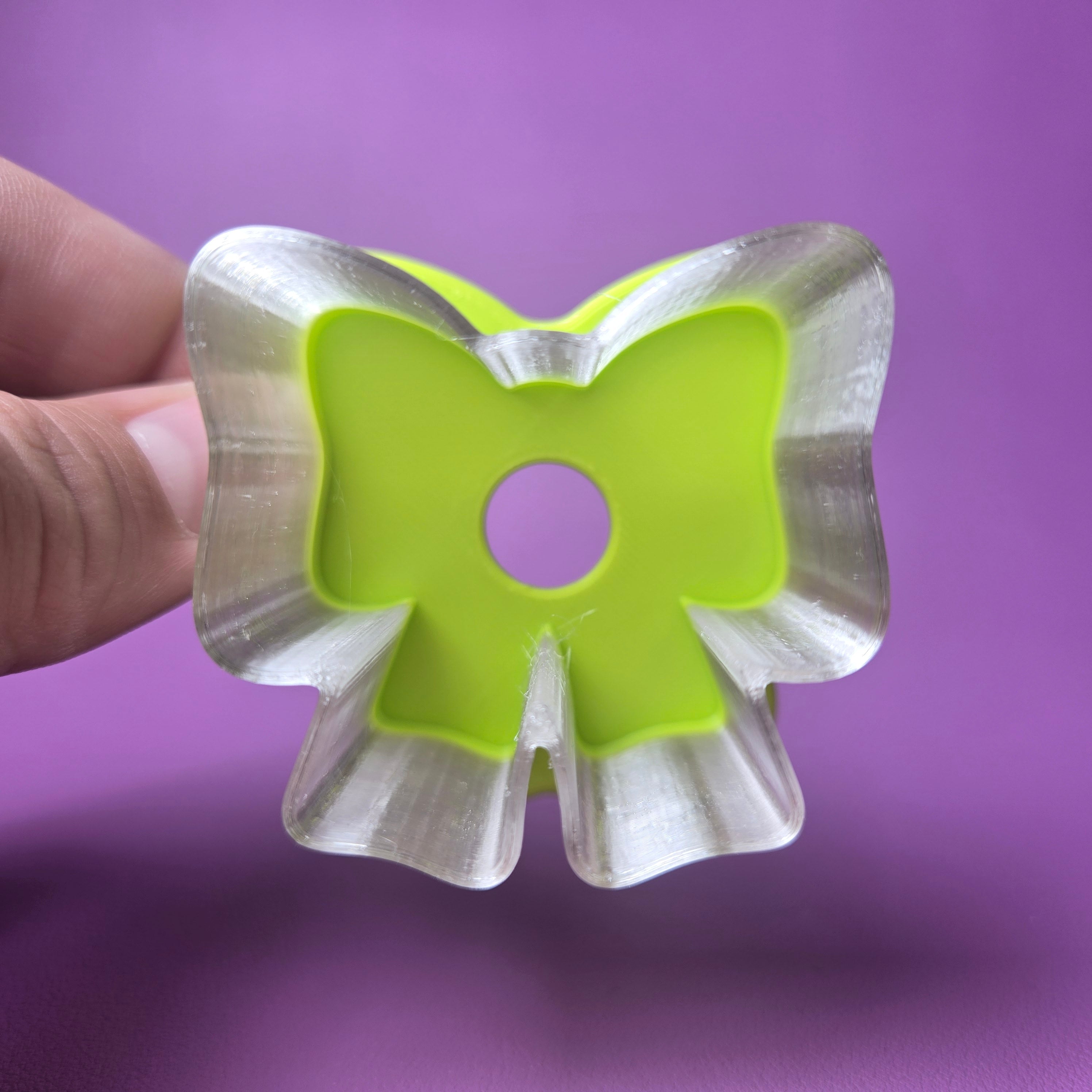Cake Pop Cutter - Bow Shape (Embossed)
