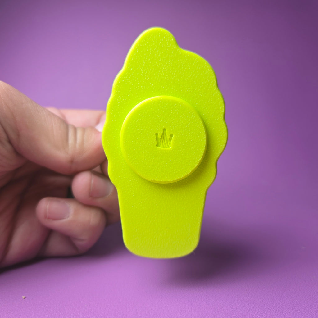Cake Pop Cutter - Ice Cream Cone Soft Serve (Embossed)