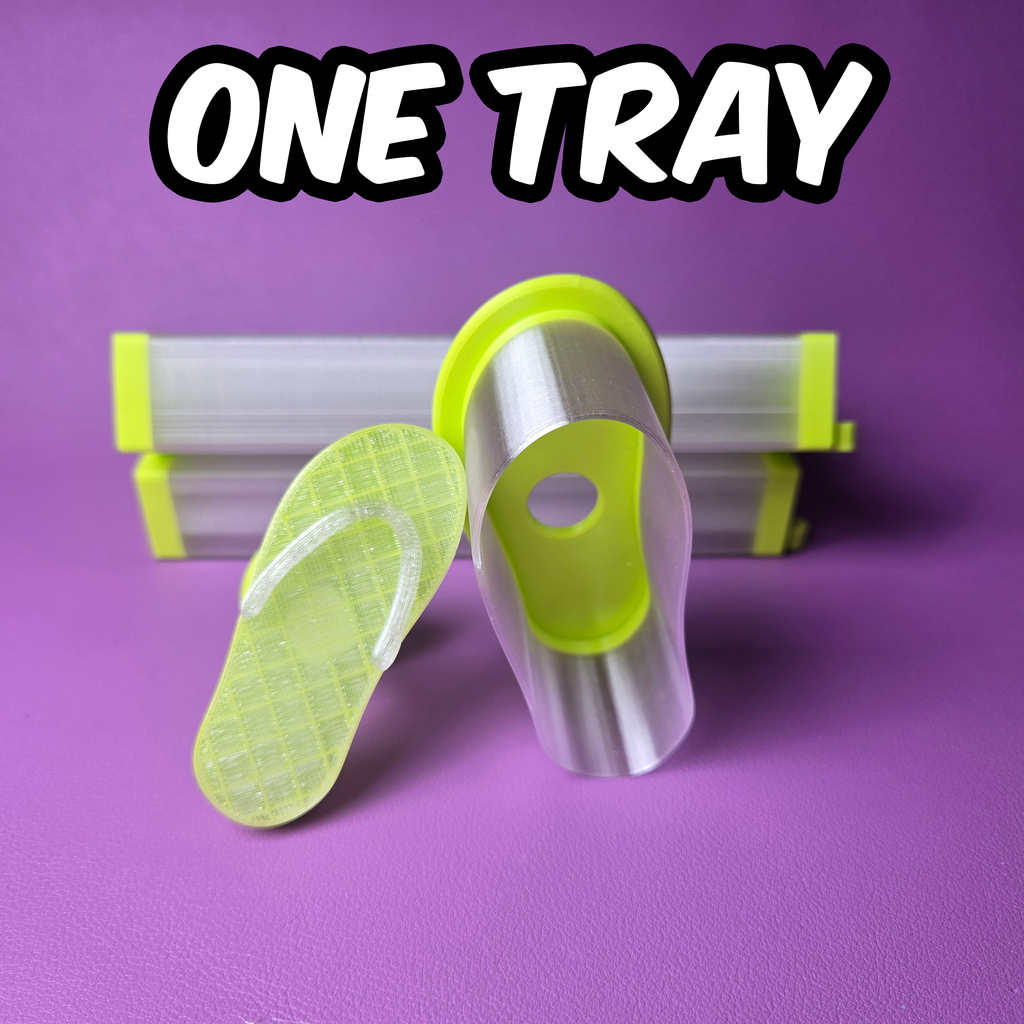 Cake Pop Cutter - Flip-Flop Shape (Embossed)