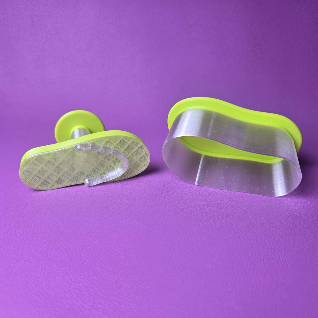 Cake Pop Cutter - Flip-Flop Shape (Embossed)