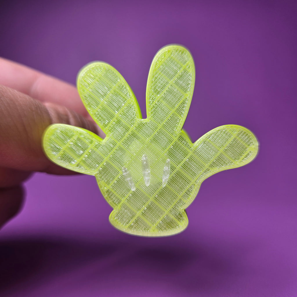 Cake Pop Cutter - Cartoon Mouse Glove (Embossed)