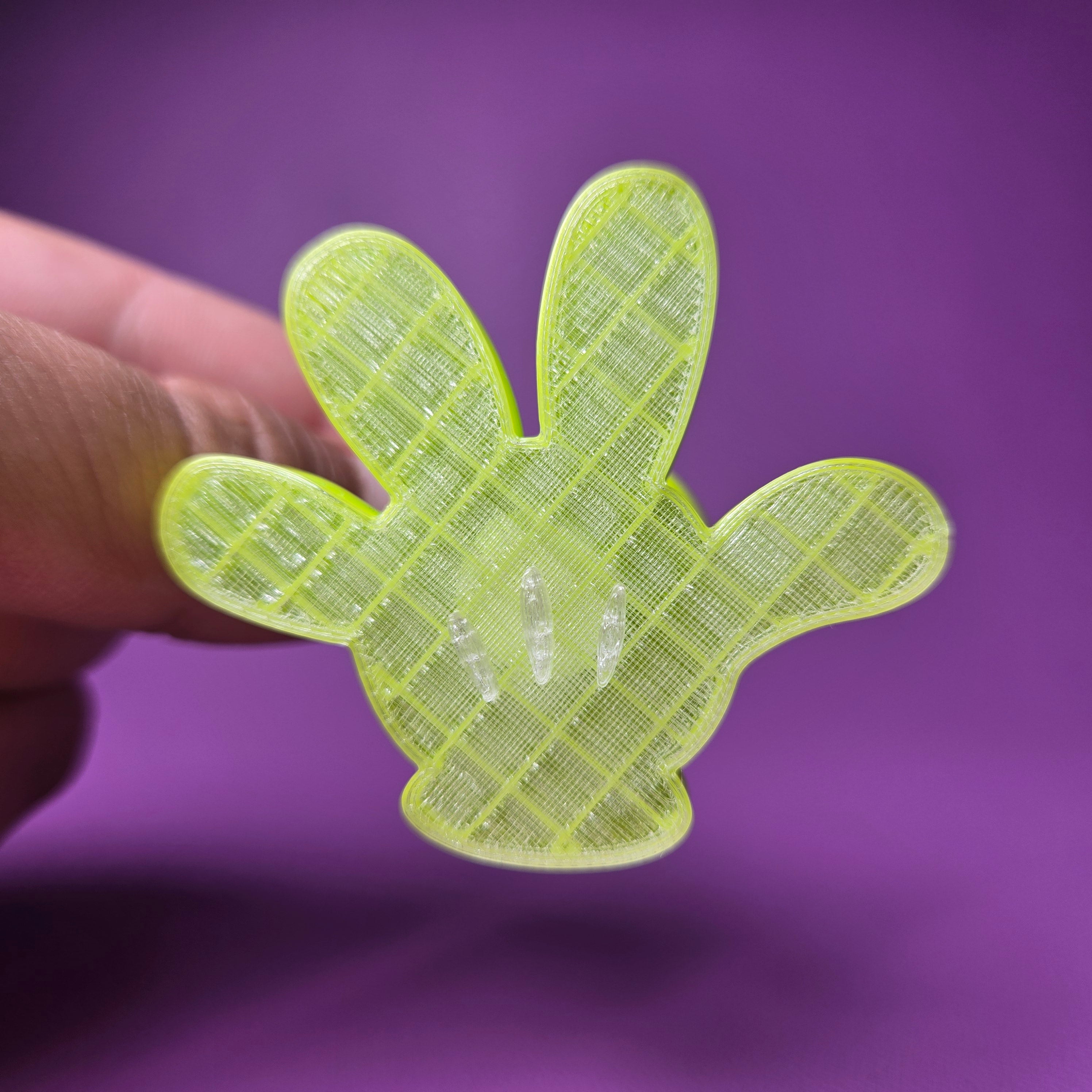 Cake Pop Cutter - Cartoon Mouse Glove (Embossed)