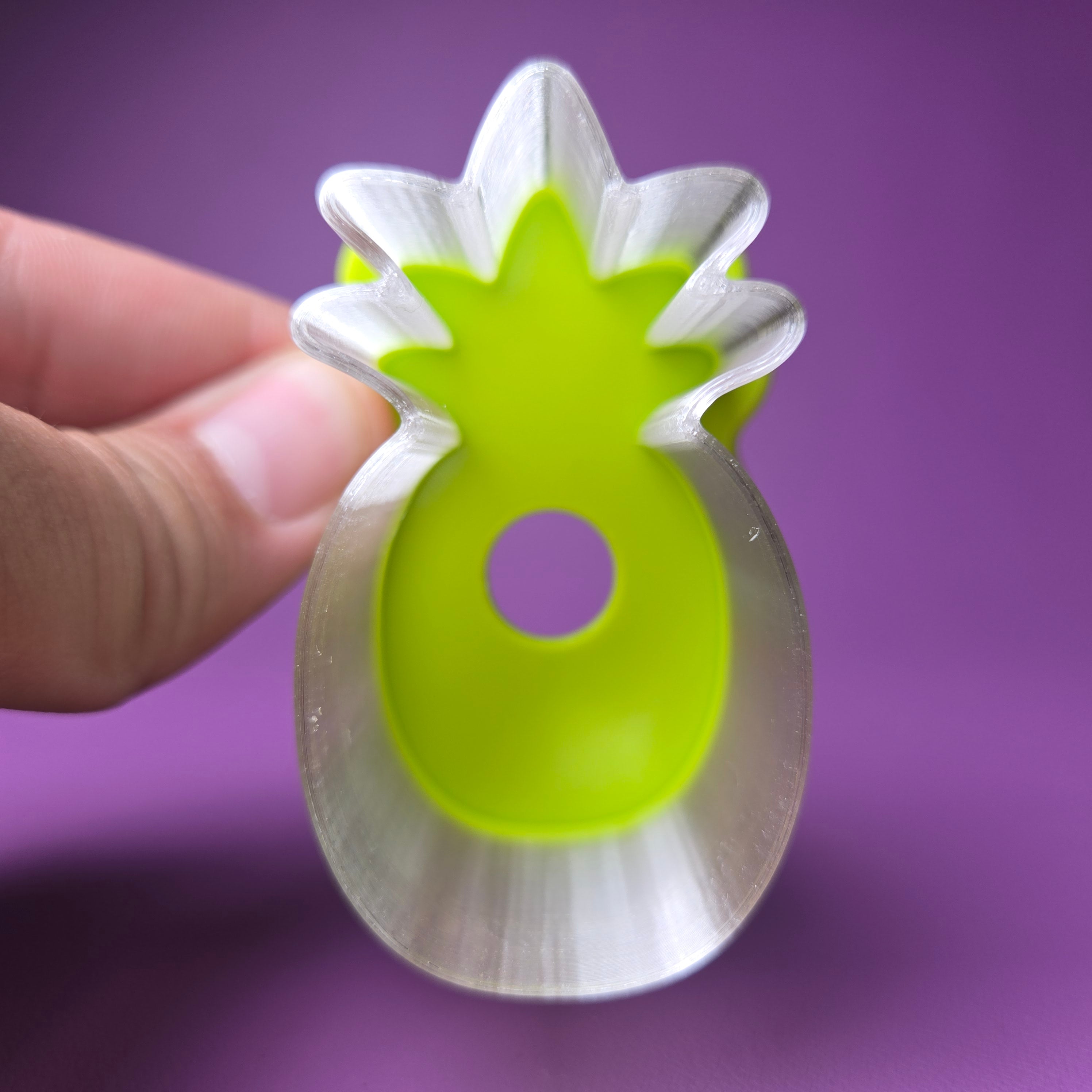 Cake Pop Cutter - Pineapple (Embossed)