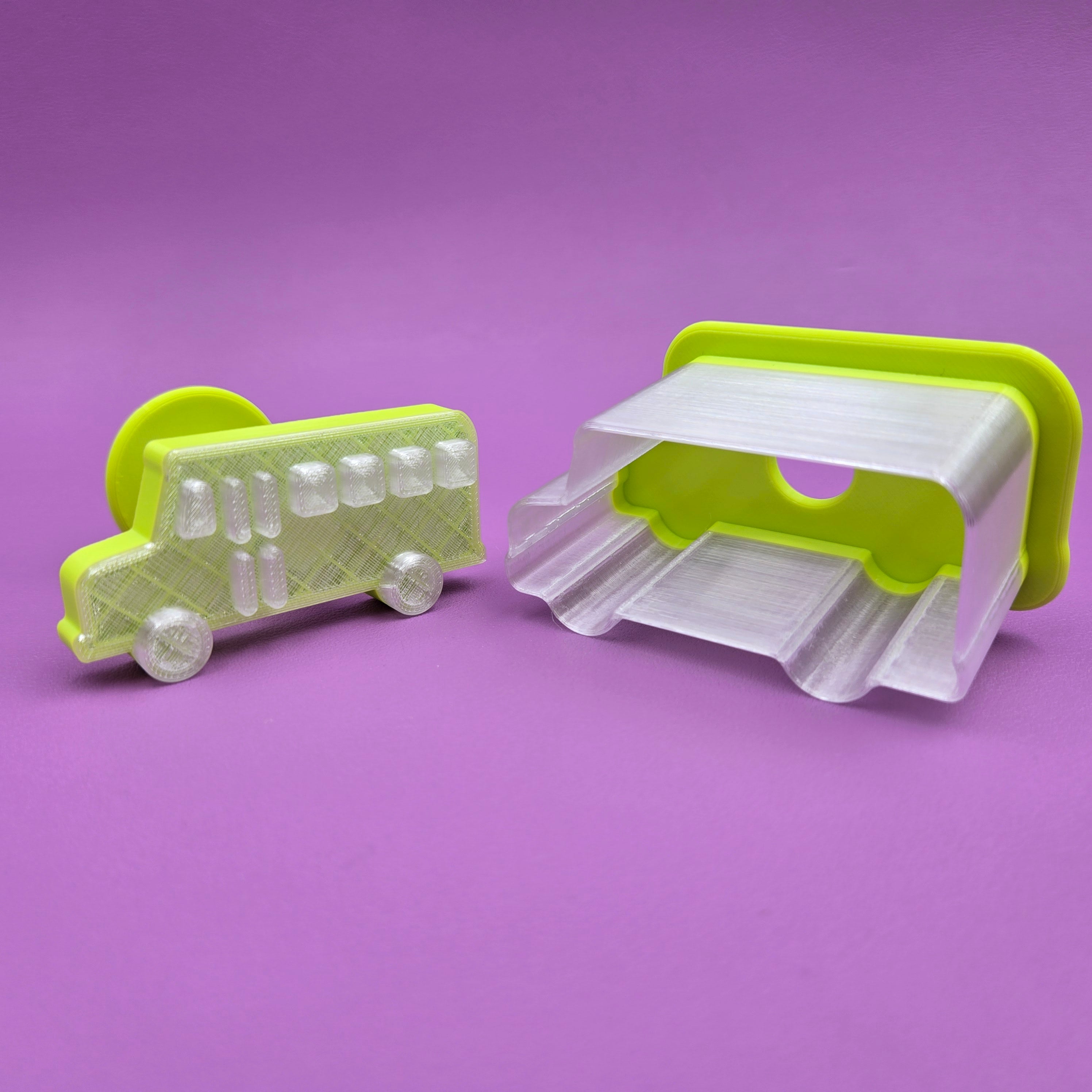 Cake Pop Cutter - School Bus (Embossed)