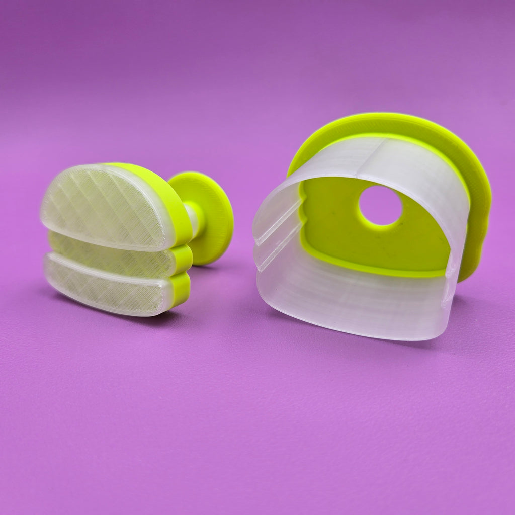 Cake Pop Cutter - Burger (Embossed)