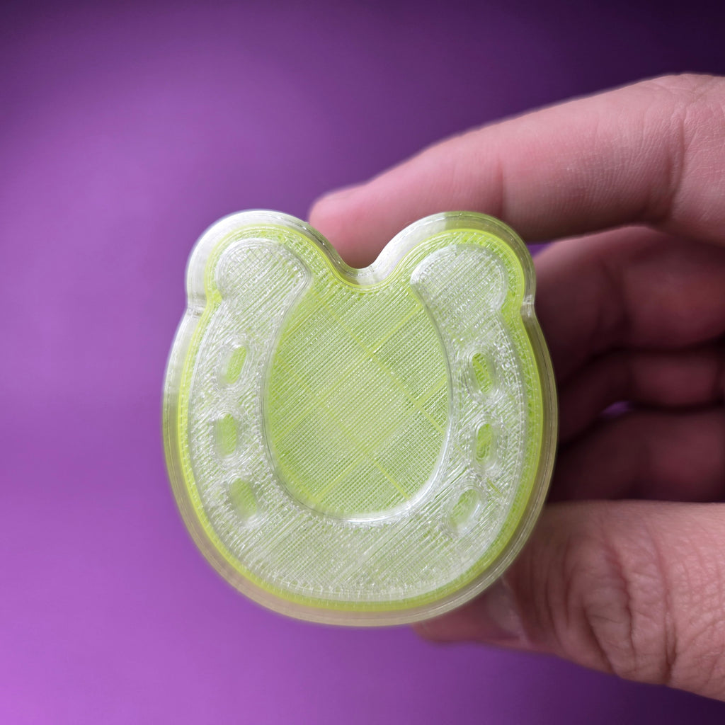 Cake Pop Cutter - Horseshoe Shape (Embossed)